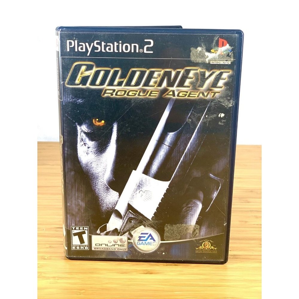 PS2 Goldeneye Rogue Agent No Manual PlayStation 2 Black Label Tested